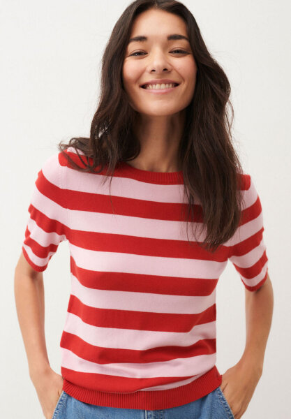 Striped short Sleeved Pullover