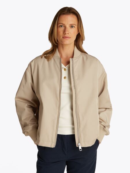 CASUAL NYLON BOMBER JACKET