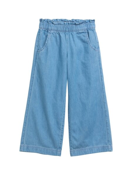 wide leg denim pants