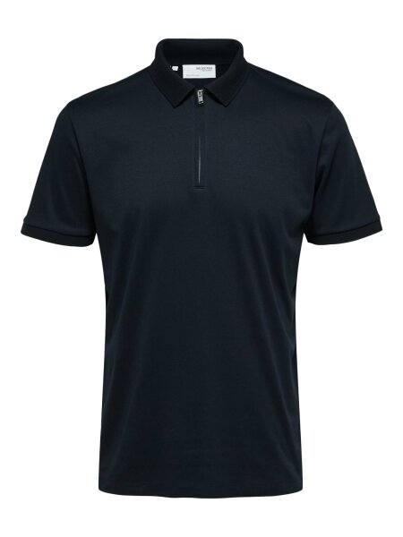 SLHFAVE ZIP SS POLO NOOS