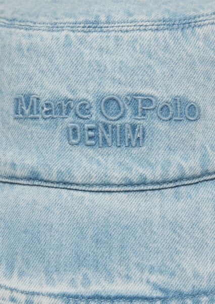 Denim Bucket Hat, Logo Embroidery