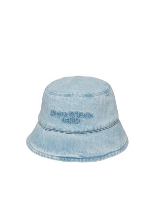 Denim Bucket Hat, Logo Embroidery