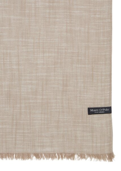 Scarf, woven, double face, loop at