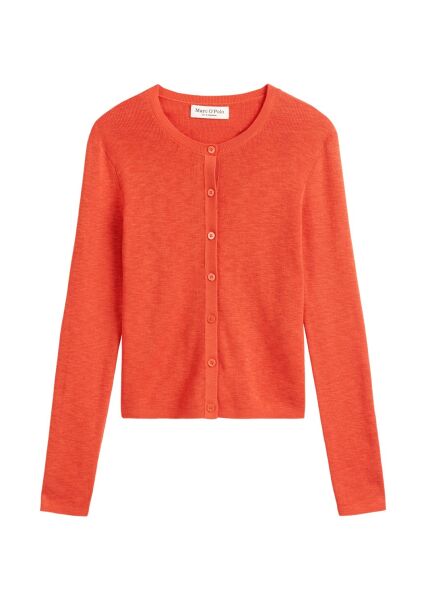 Cardigan, longsleeve, round neck