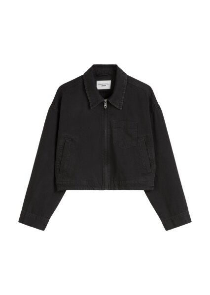 Denim Outdoor Jacket, Zip, Cropped