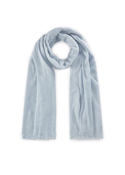 SOLID SCARF POLYESTER/VISCOSE blau-