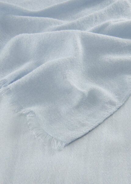 SOLID SCARF POLYESTER/VISCOSE blau-