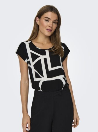 ONLVIC S/S AOP TOP NOOS WVN