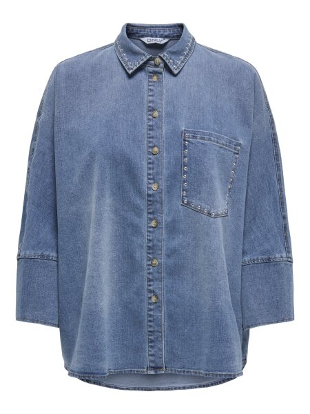 ONLGRACE 3/4 SL STUD DNM SHIRT GUA