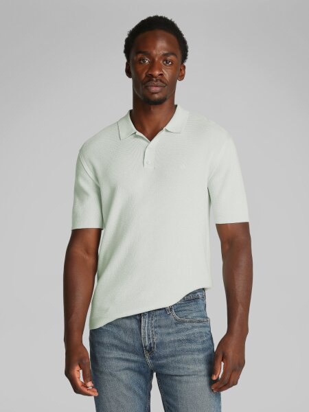 MICRO WAFFLE POLO S/S