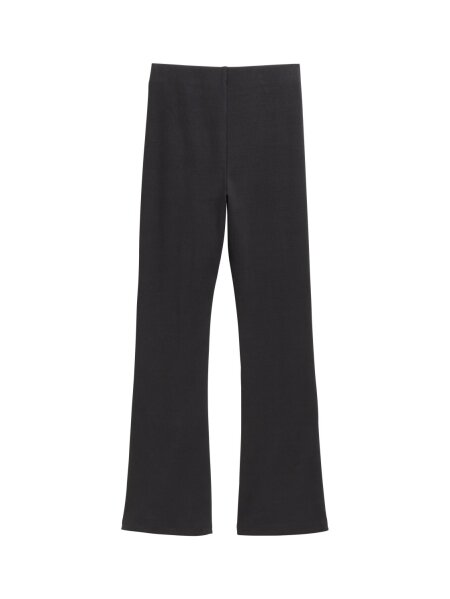 flared rib leggings