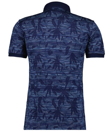 Polo space dye jaquard