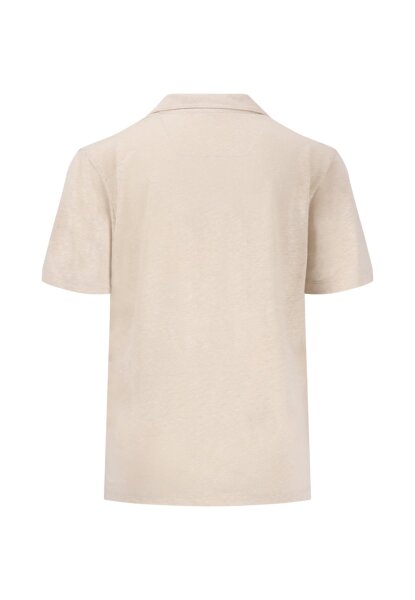 POLOSHIRT 1/2 LINEN
