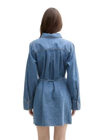 denim shirt dress
