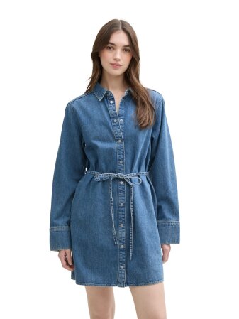 denim shirt dress