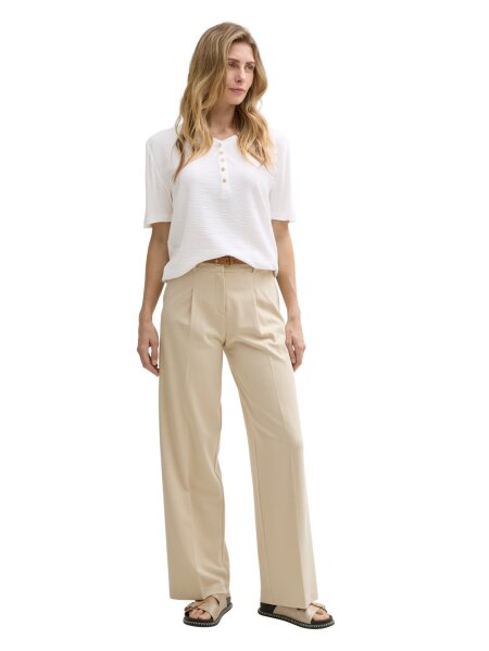 T-shirt henley fabric mix