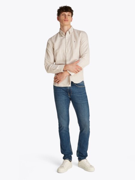 LINEN BLEND BOLD STRIPE