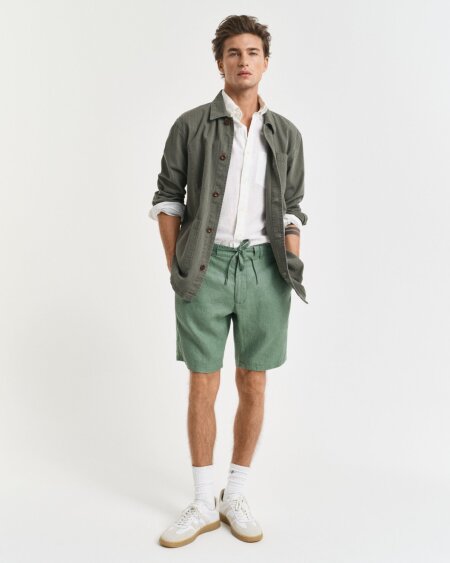 RELAXED LINEN DS SHORTS