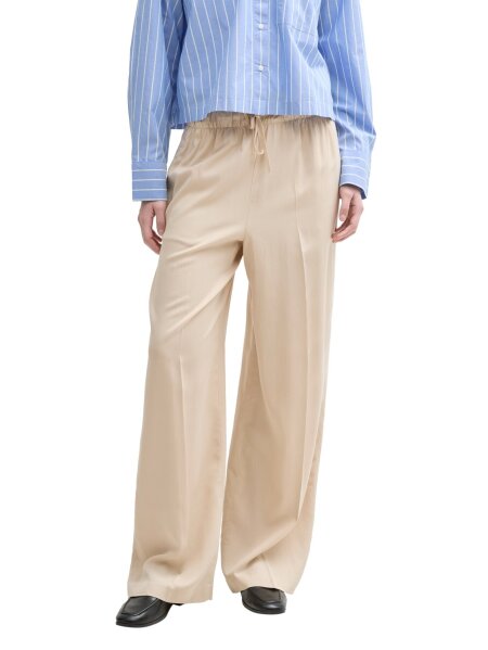 paperbag wide leg pants