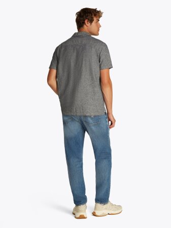TJM LINEN BLEND CAMP SS EXT