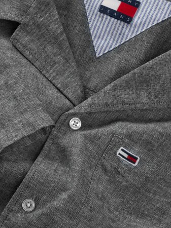 TJM LINEN BLEND CAMP SS EXT