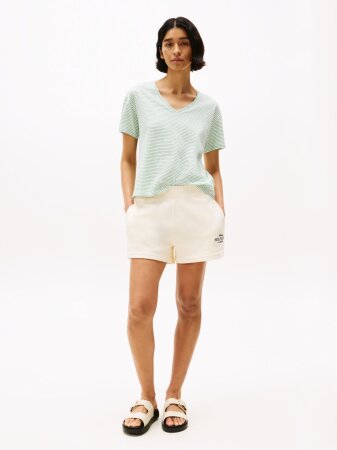 MODERN CO LINEN V-NK SS