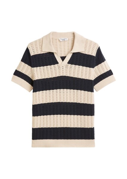 Knit Poloshirt, Shortsleeve