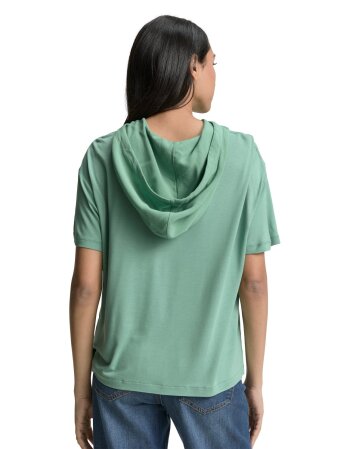 T-shirt hooded fabric mix