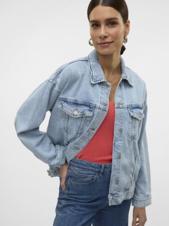 VMTESSA LS OVERSIZE DENIM JACKET GA