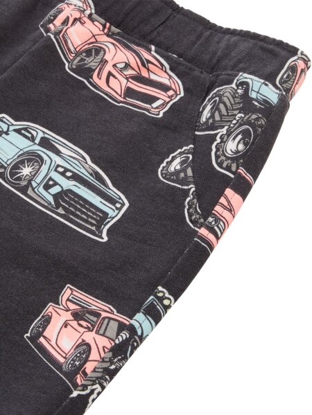 allover printed sweat shorts