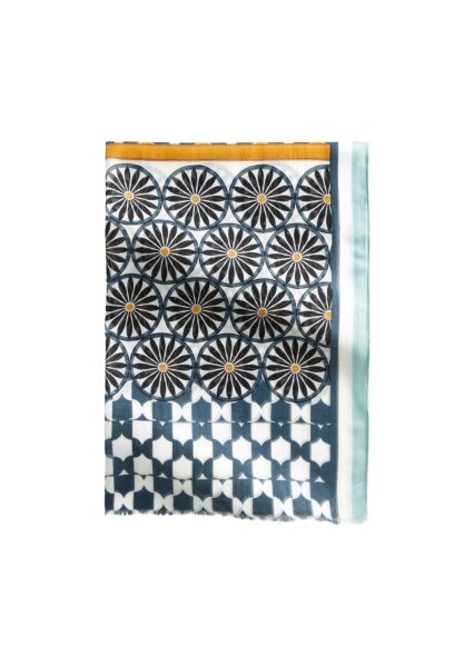Scarf, woven, cotton-modal, various