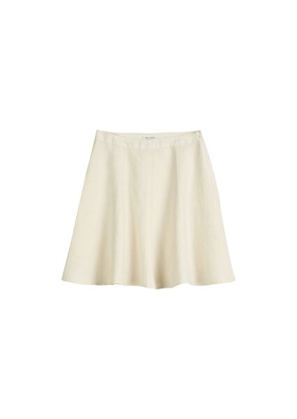 Woven skirt, short length, flared h
