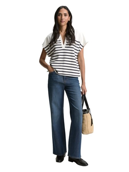 Sweatshirt striped polo