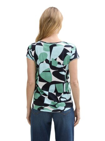 T-shirt slub crew neck