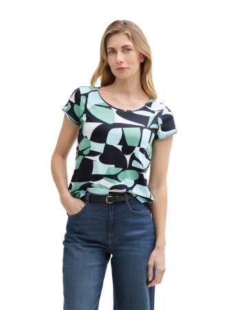 T-shirt slub crew neck