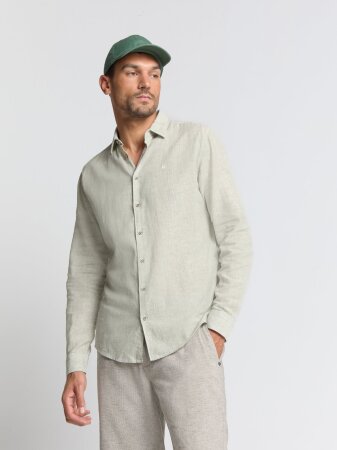 Shirt Verical small stripes With Li