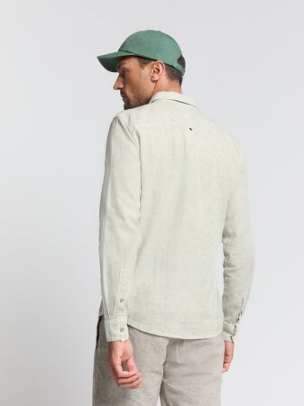 Shirt Verical small stripes With Li