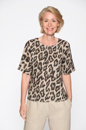 Rdh.-Bluse,1/2 Arm,Alloverdruc