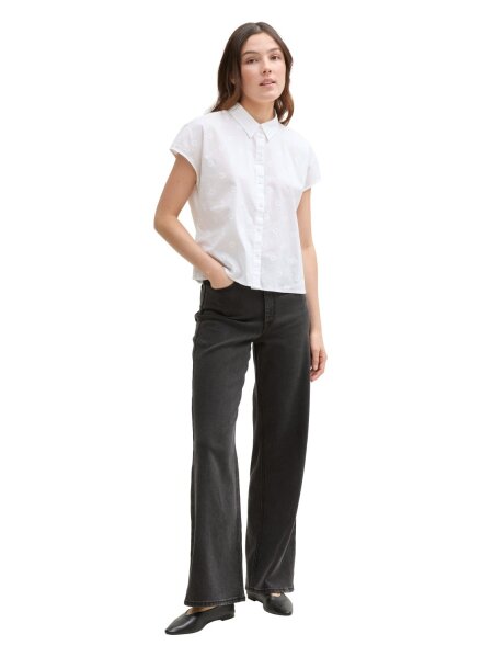 embroidered cotton shirt