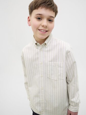 JORTHEO BOXY OXFORD SHIRT LS JNR