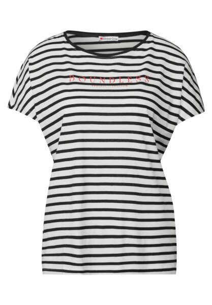 striped shirt w.wording