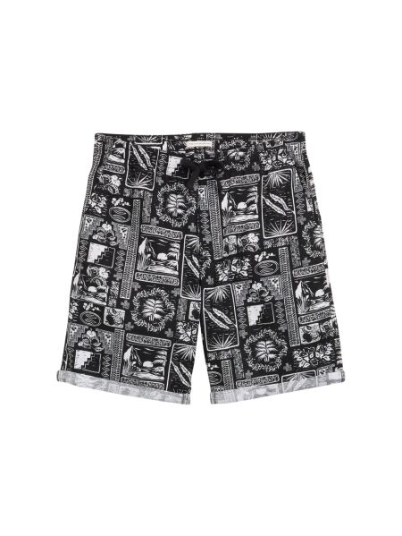 relaxed linen beach shorts