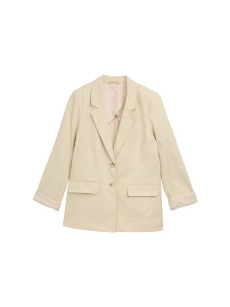 blazer with slub fabric