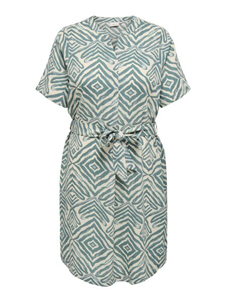 CARSHILLA 2/4 KNEE DRESS VIS AOP BS