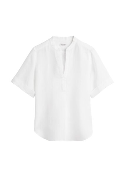 Short sleeve tunic, V-neck, feminin