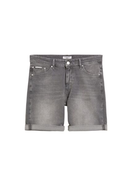 Denim Shorts, Tapered Bermuda Fit