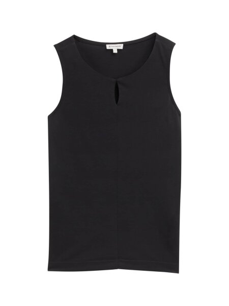 Top fabric mix crew neck