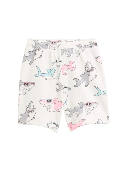 allover printed sweat shorts