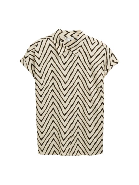 blouse shortsleeve with linen