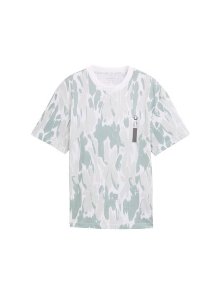 relaxed allover print t-shirt